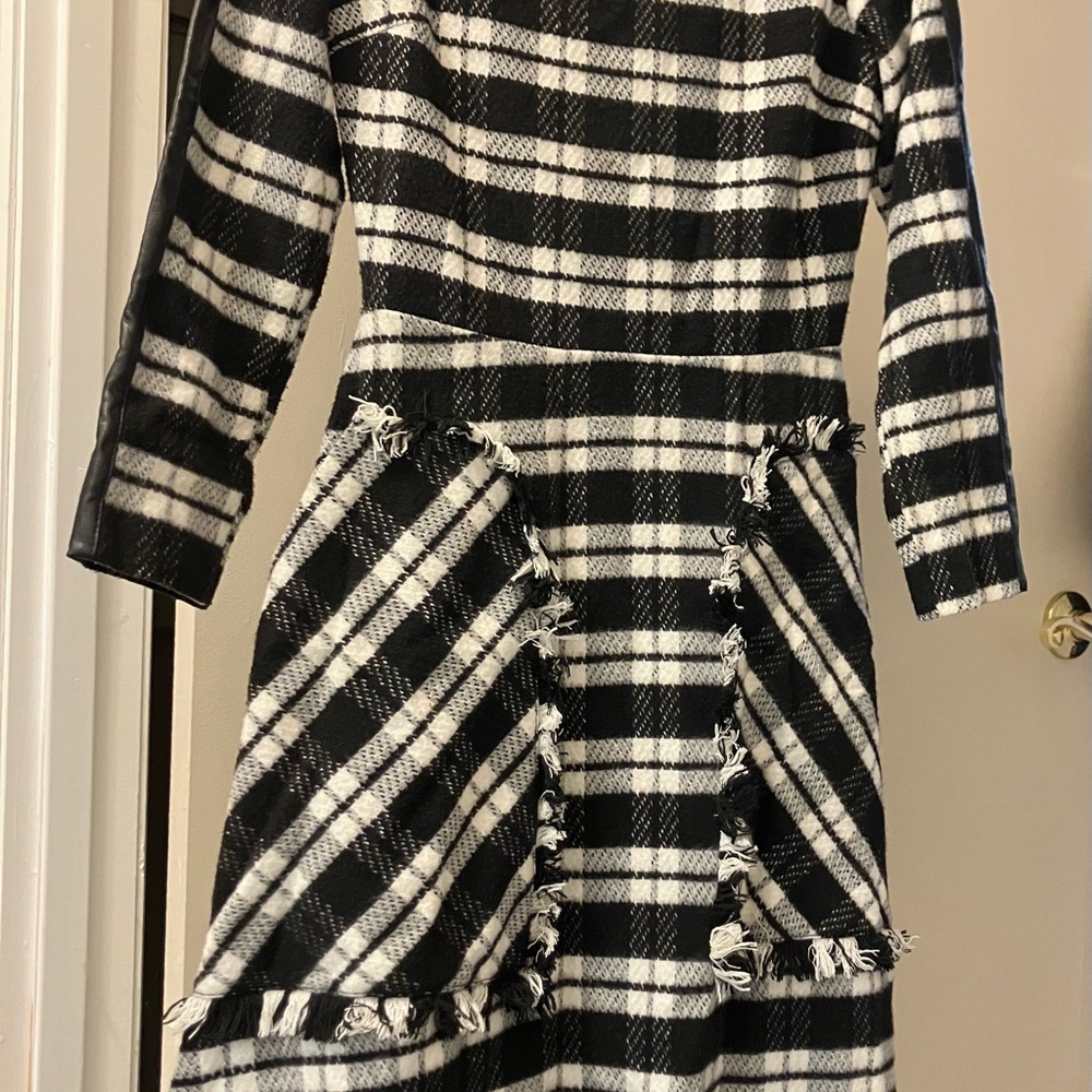 Zebra Checkered Dress